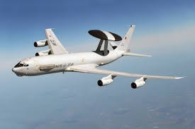 E-3, an aircraft used for the Airborne Warning and Control System, nicknamed Sentry (1970s-Present). (Courtesy of the US Air Force)